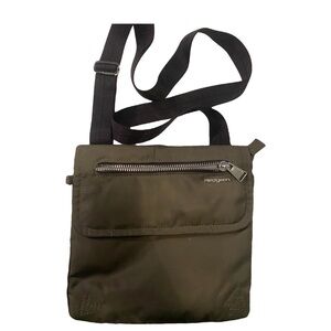 HEDGREN Olive Green Crossbody Bag Purse Travel Minimalist Festival Summer Chic